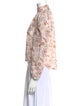 Alix of Bohemia Floral Print Mock Neck Blouse