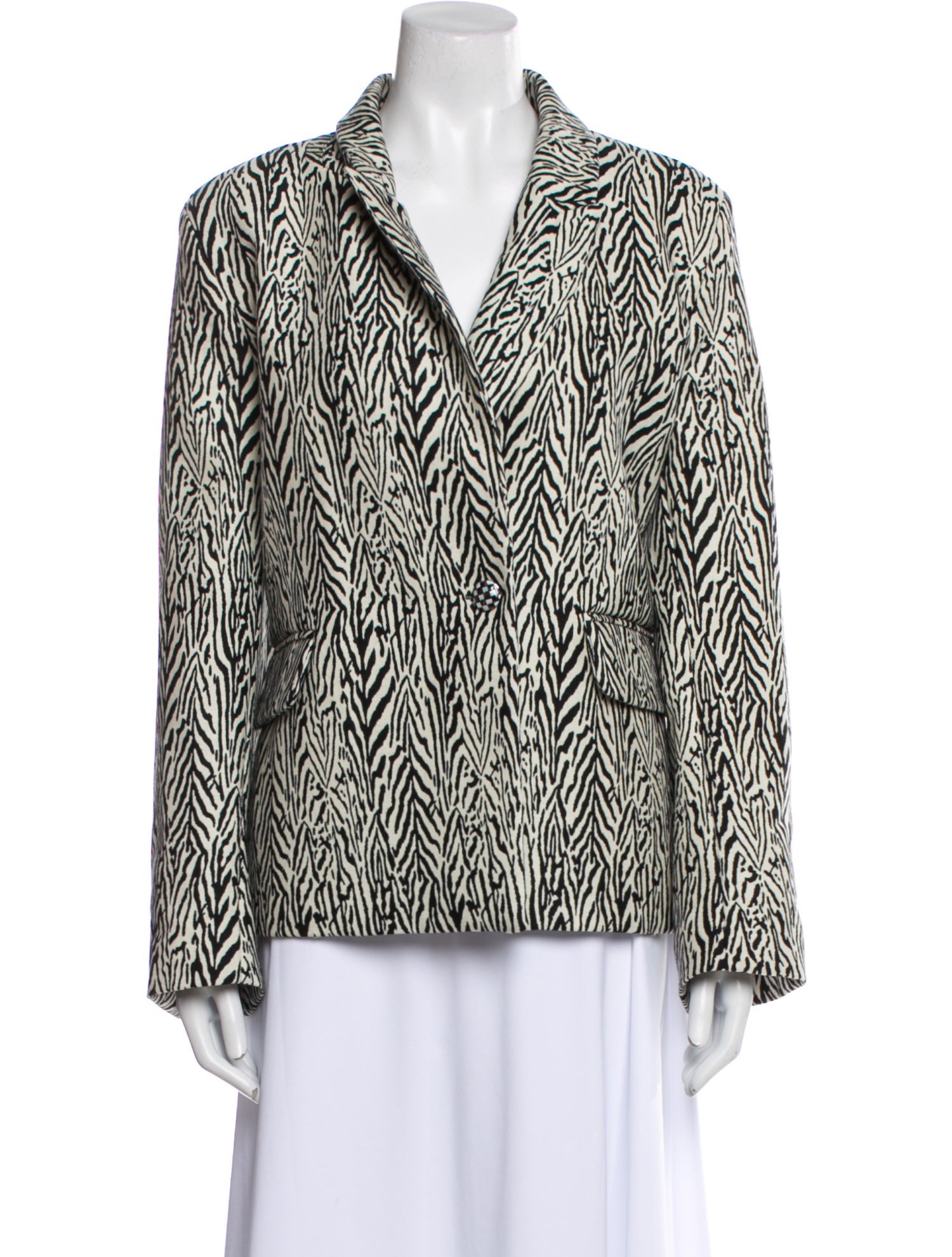 Alix of Bohemia Wool Printed Blazer