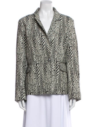 Alix of Bohemia Wool Printed Blazer