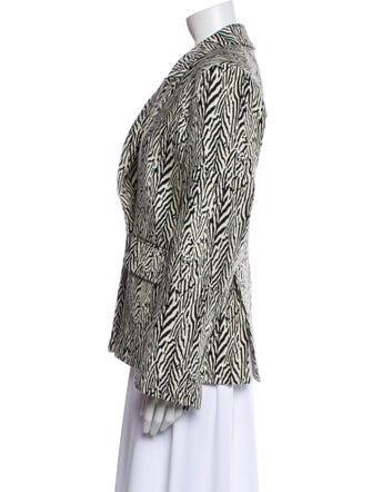 Alix of Bohemia Wool Printed Blazer