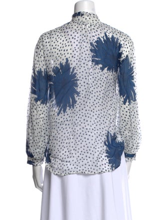 Alix of Bohemia Printed Mock Neck Blouse
