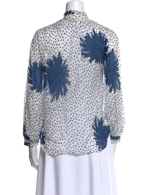 Alix of Bohemia Printed Mock Neck Blouse