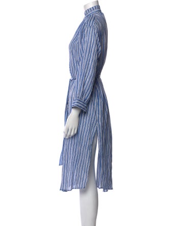 Alix of Bohemia Striped Midi Length Dress