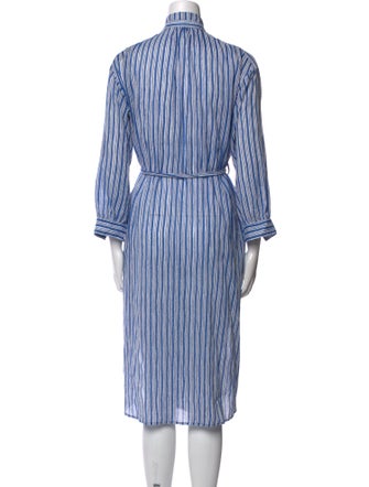 Alix of Bohemia Striped Midi Length Dress