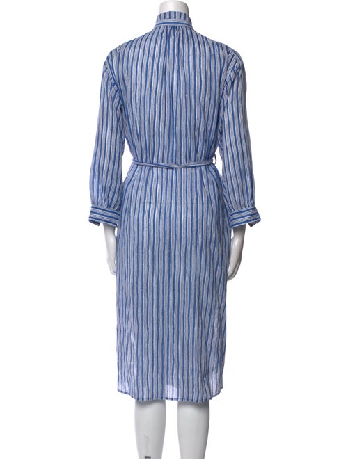 Alix of Bohemia Striped Midi Length Dress