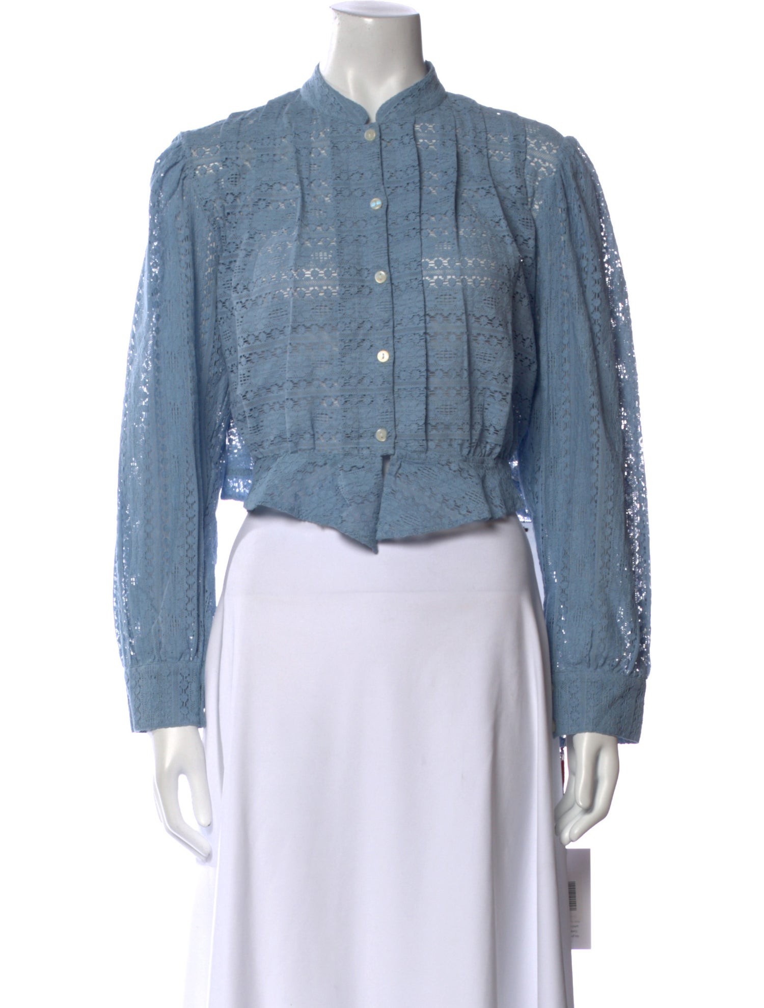 Alix of Bohemia Mock Neck Long Sleeve Crop Top w/ Tags