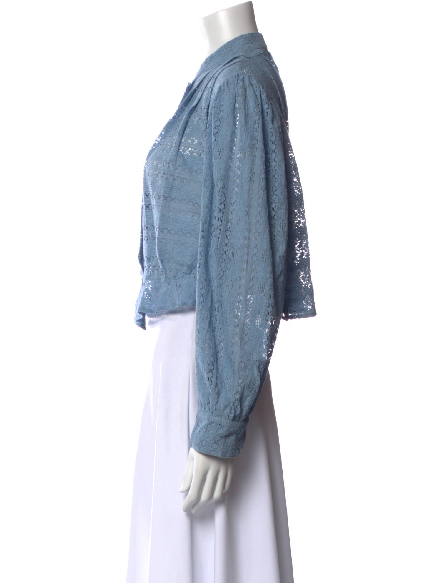 Alix of Bohemia Mock Neck Long Sleeve Crop Top w/ Tags