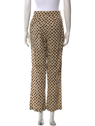 Alix of Bohemia Polka Dot Print Straight Leg Pants