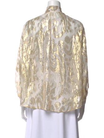 Alix of Bohemia Silk Printed Blouse