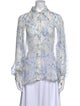 Alix of Bohemia Printed Long Sleeve Button-Up Top
