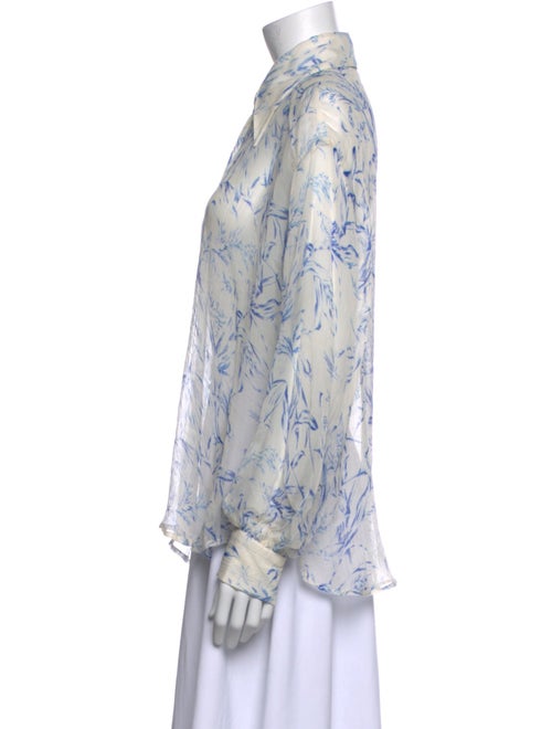 Alix of Bohemia Printed Long Sleeve Button-Up Top