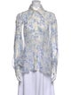 Alix of Bohemia Printed Long Sleeve Button-Up Top