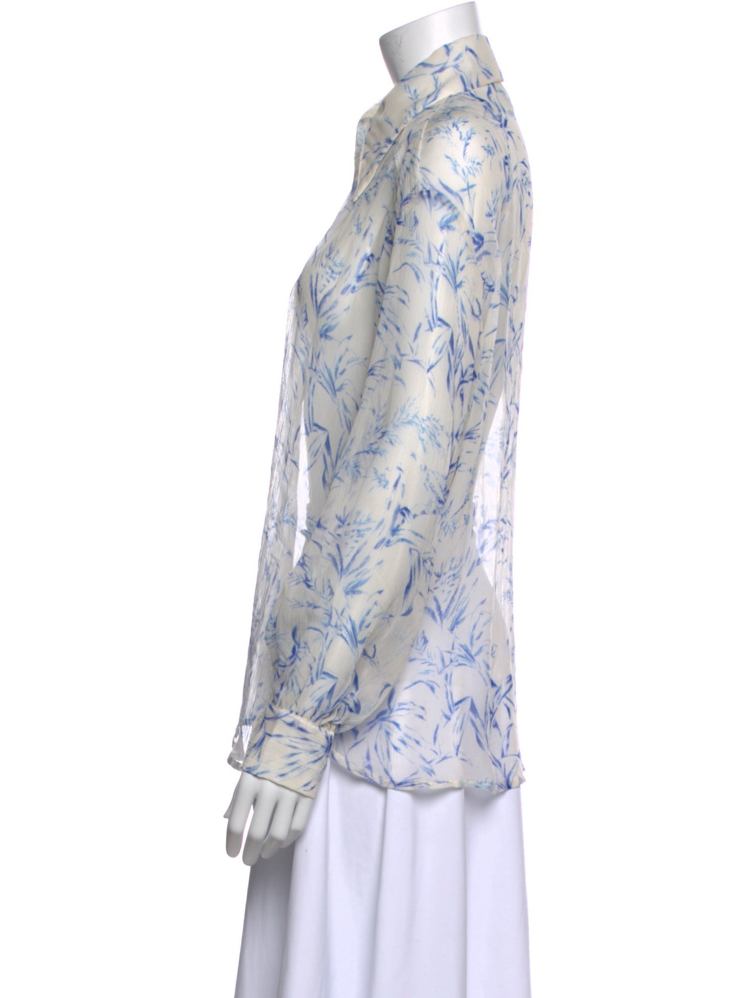 Alix of Bohemia Printed Long Sleeve Button-Up Top