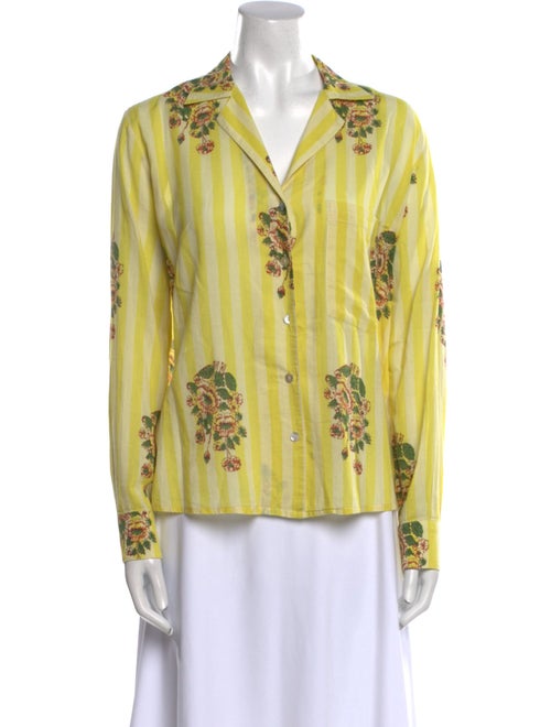 Alix of Bohemia Printed Long Sleeve Button-Up Top
