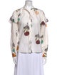 Alix of Bohemia Printed Long Sleeve Button-Up Top