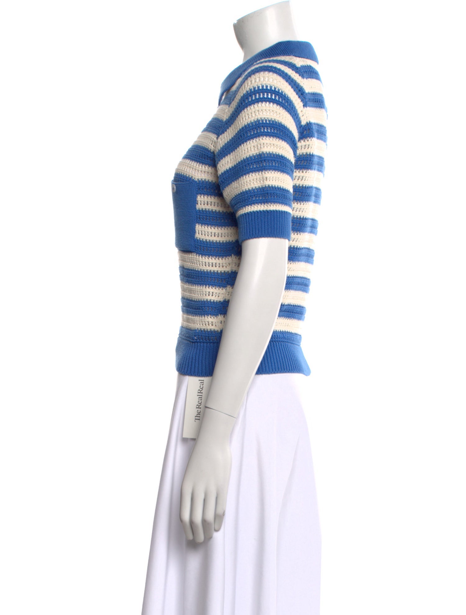 Alix of Bohemia Striped Short Sleeve Polo w/ Tags