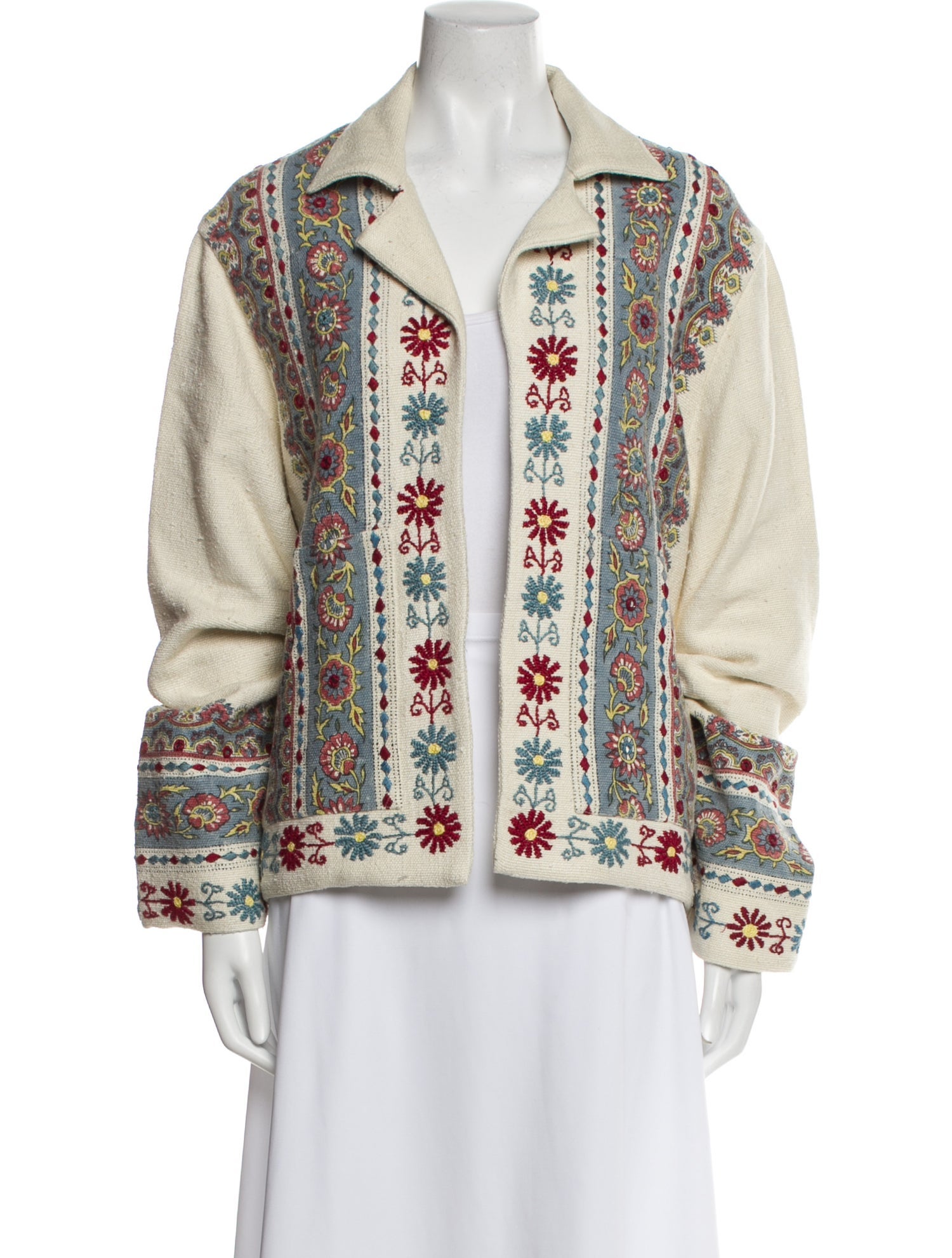 Alix of Bohemia Silk Printed Jacket w/ Tags