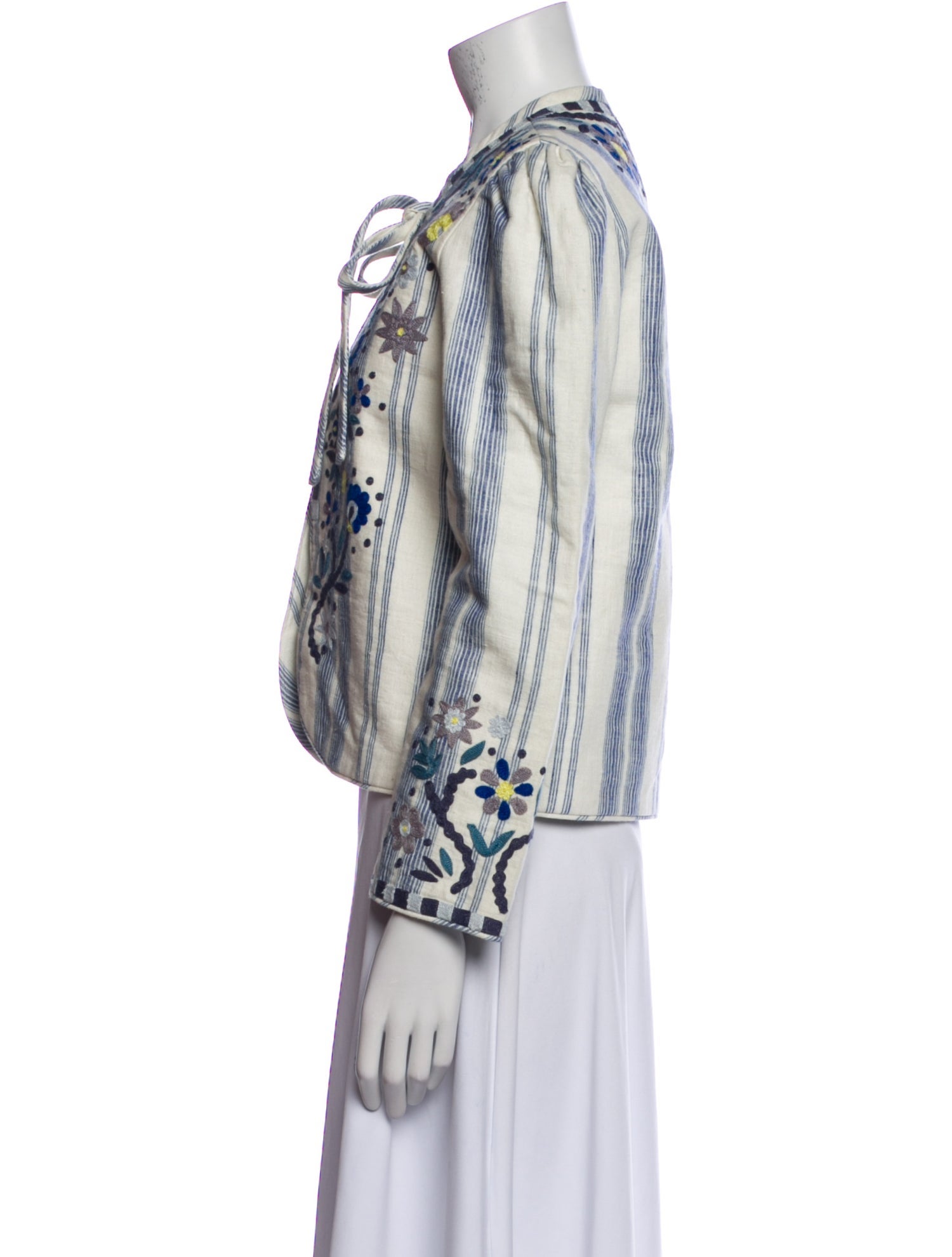Alix of Bohemia Linen Printed Jacket