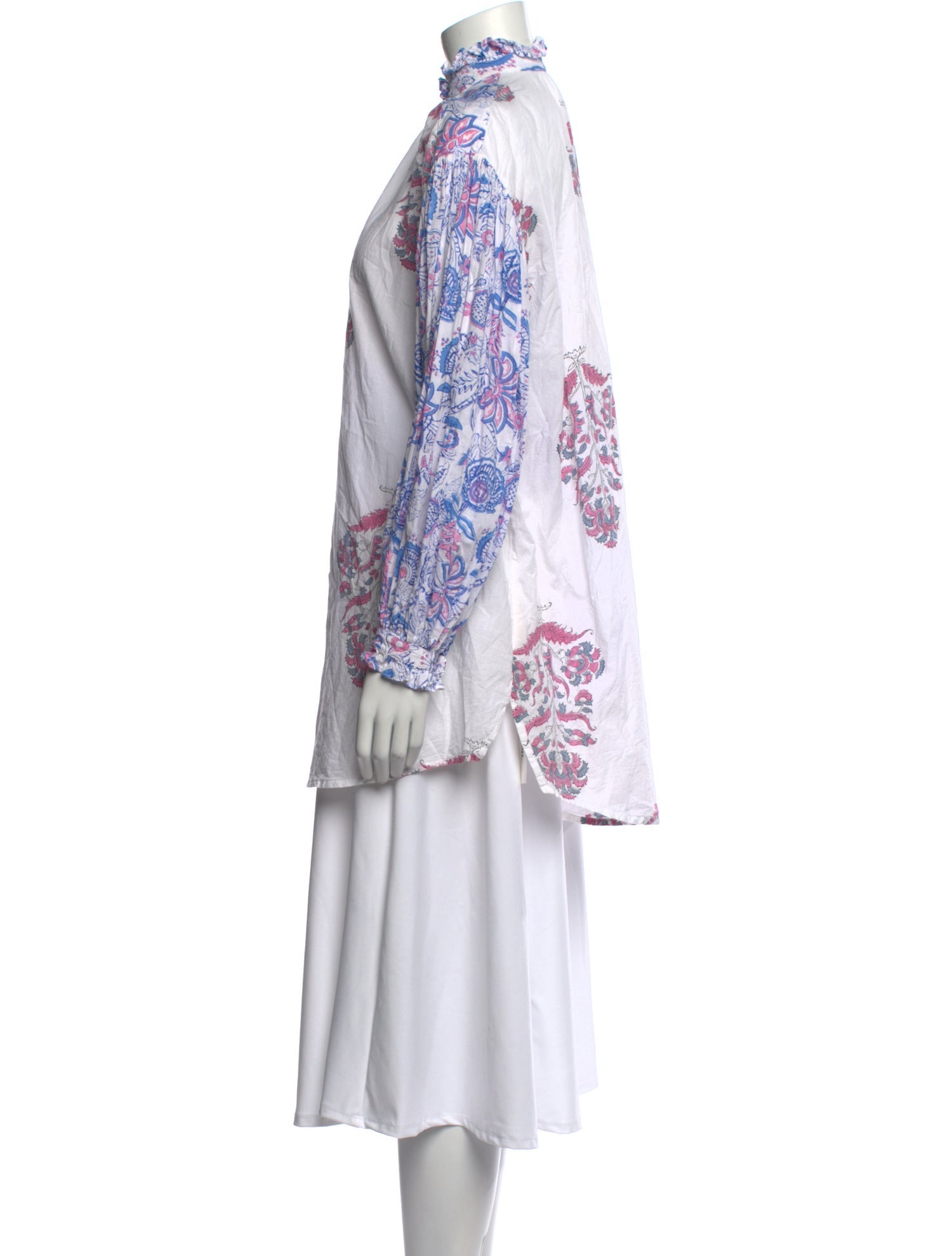 Alix of Bohemia Paisley Print Mock Neck Tunic