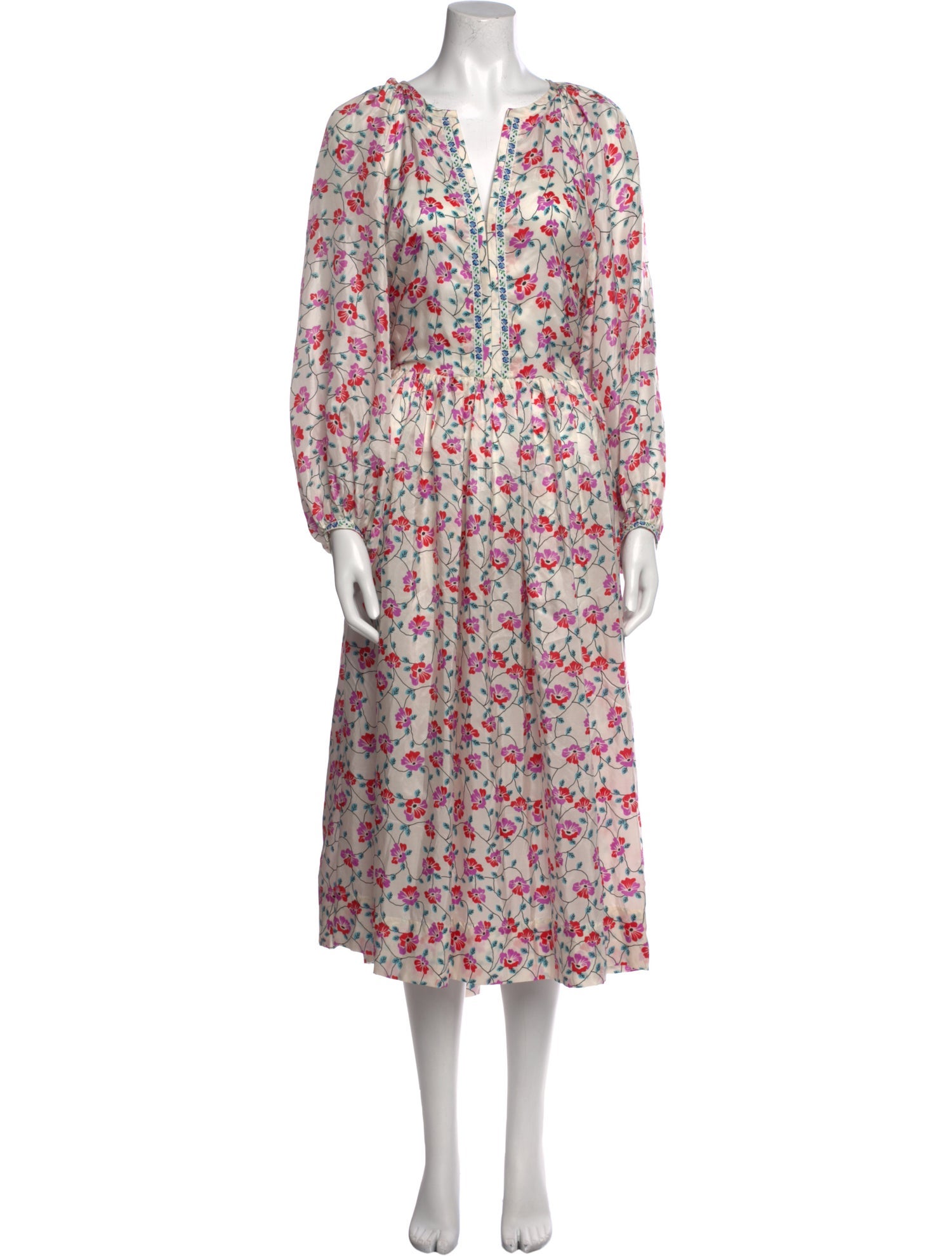 Alix of Bohemia Silk Long Dress