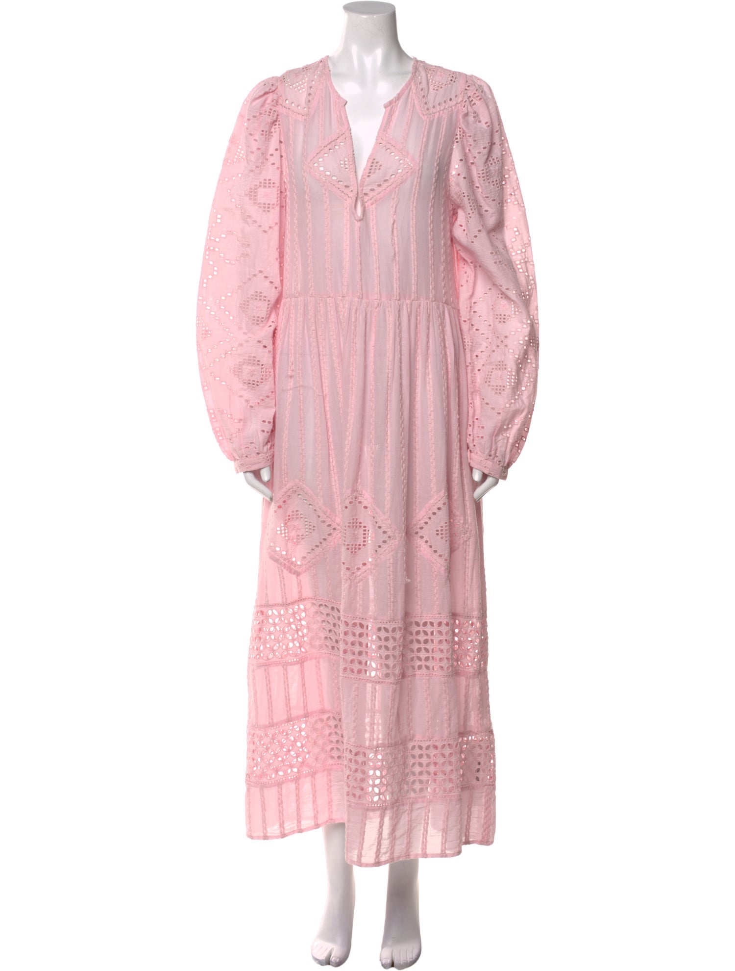 Alix of Bohemia V-Neck Long Dress