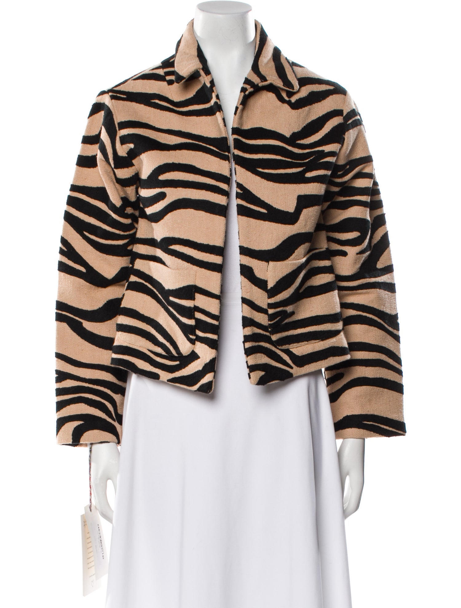 Alix of Bohemia Animal Print Faux Fur Jacket w/ Tags