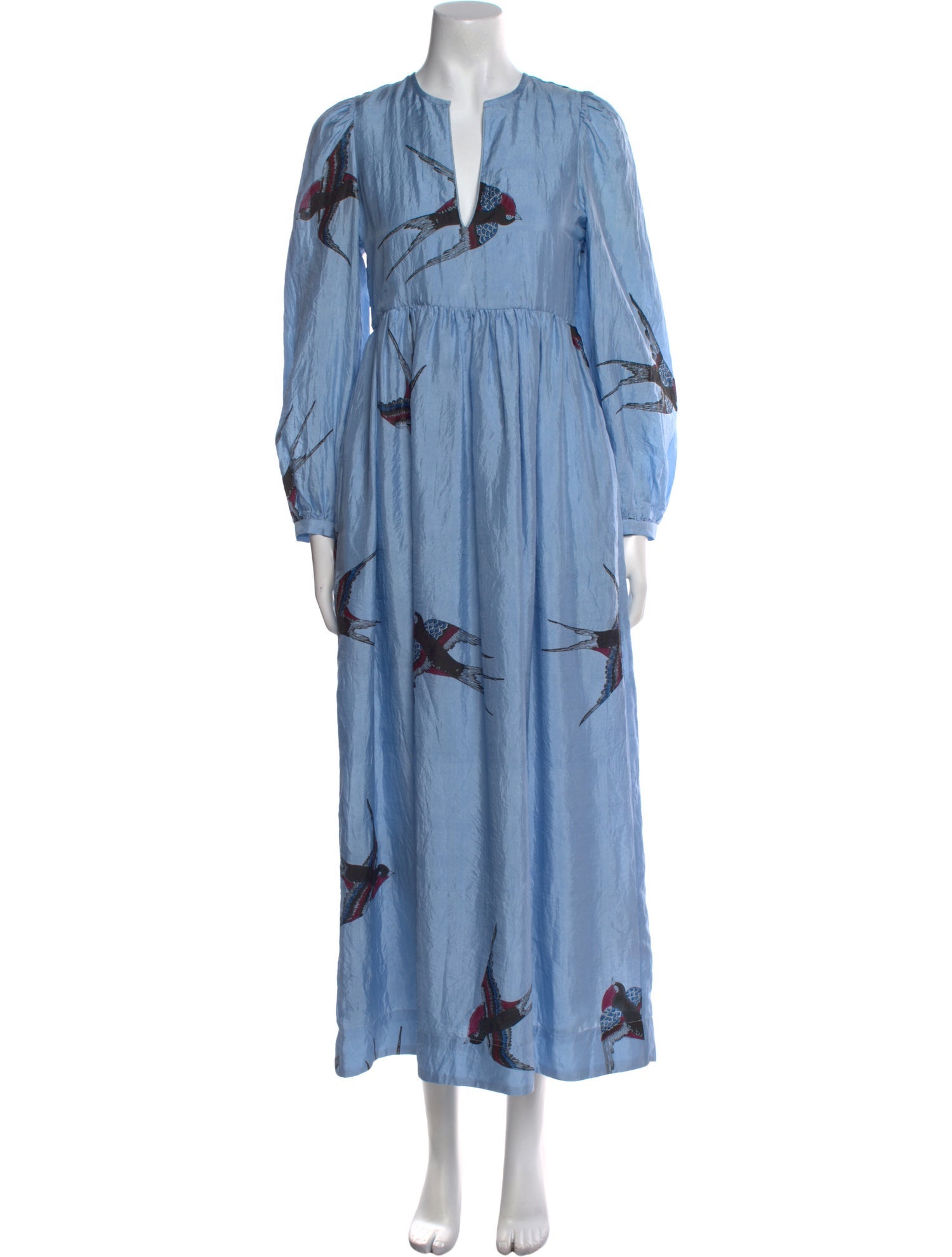 Alix of Bohemia Silk Long Dress