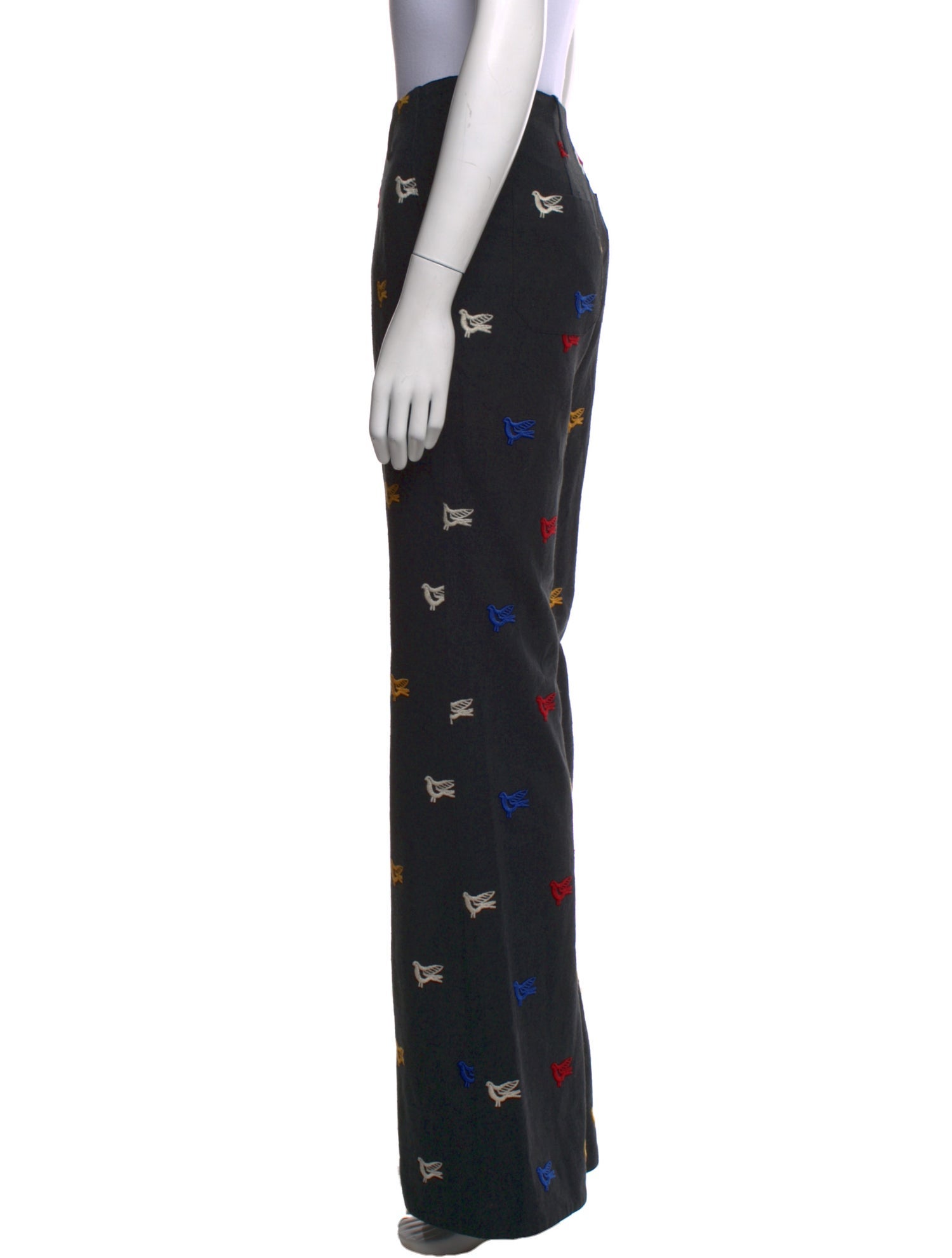 Alix of Bohemia Graphic Print Flared Pants