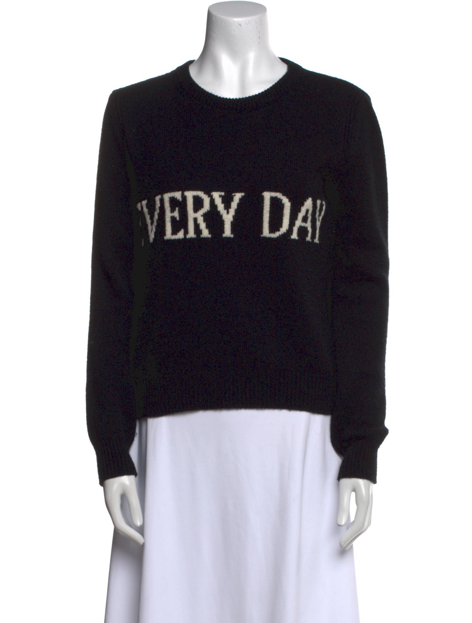 Alberta Ferretti x Elyse Walker Virgin Wool Printed Sweater