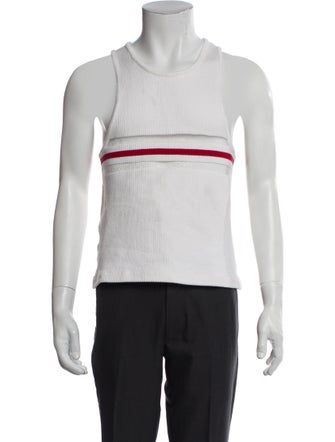 Alled-Martinez Striped Scoop Neck T-Shirt