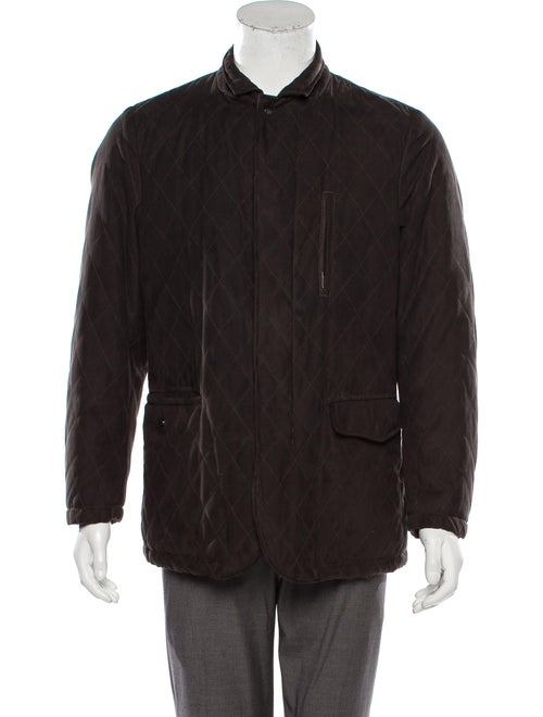 Allegri Quilted Collared Coat brown