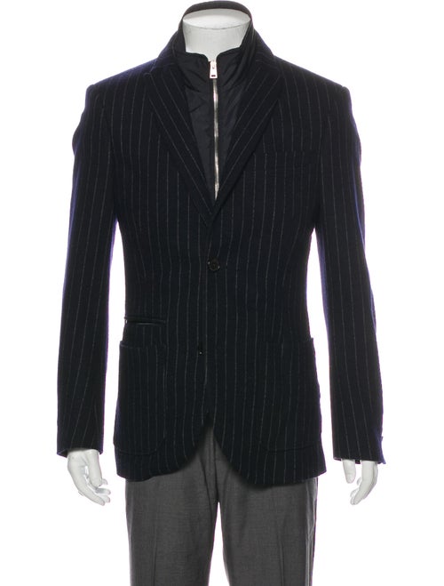 Allegri Striped Sport Coat Blue