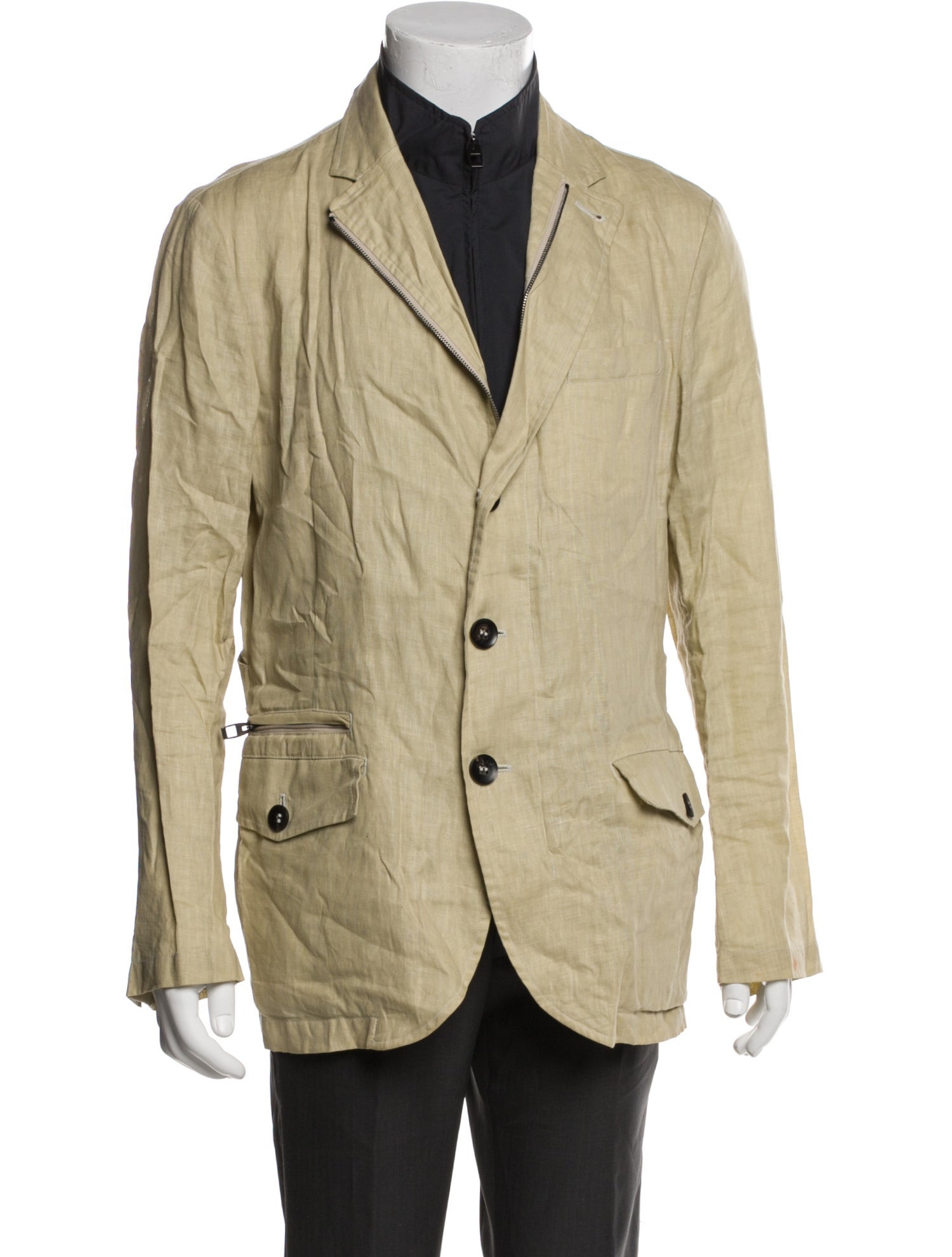 Allegri Linen Utility Jacket