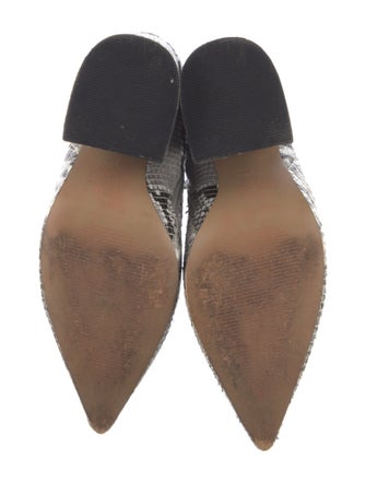 Alias Mae Embossed Leather Animal Print Boots