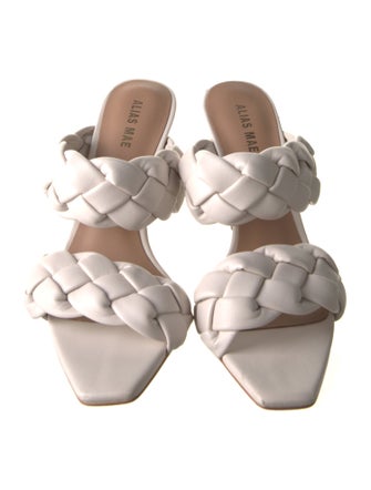 Alias Mae Leather Braided Accents Slides