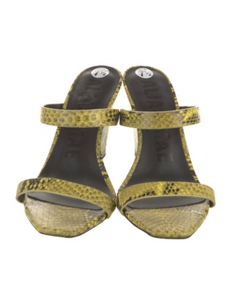 Alias Mae Leather Animal Print Espadrilles