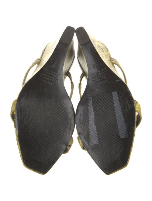 Alias Mae Leather Animal Print Espadrilles