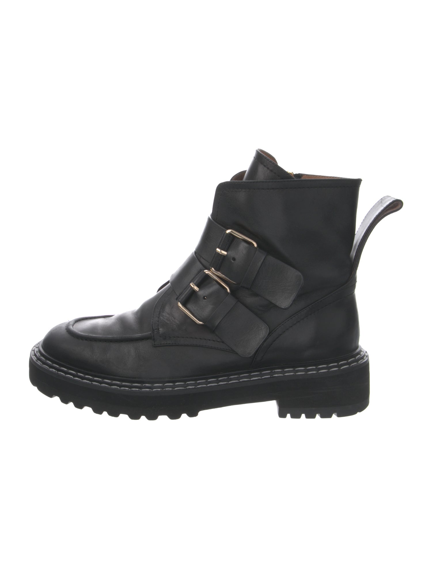Alias Mae Leather Combat Boots