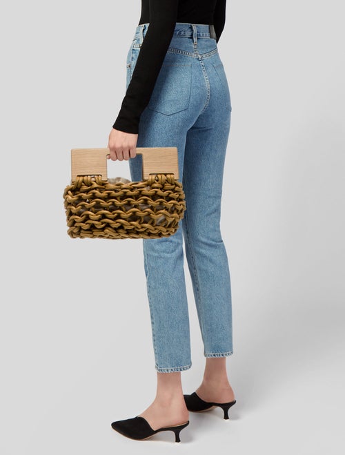 ALIENINA Canvas Top Handle Bag