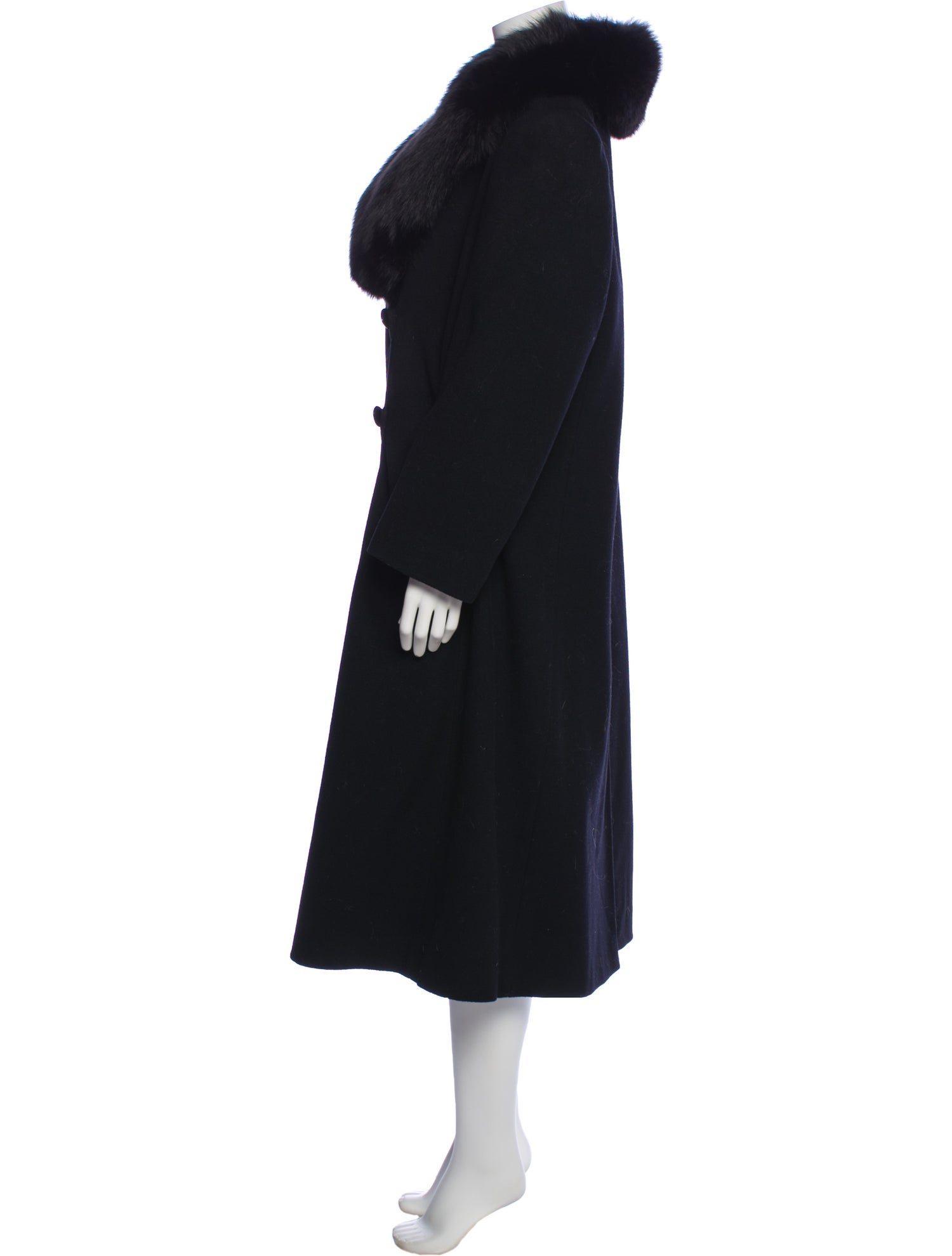 Alorna Wool Faux Fur Coat