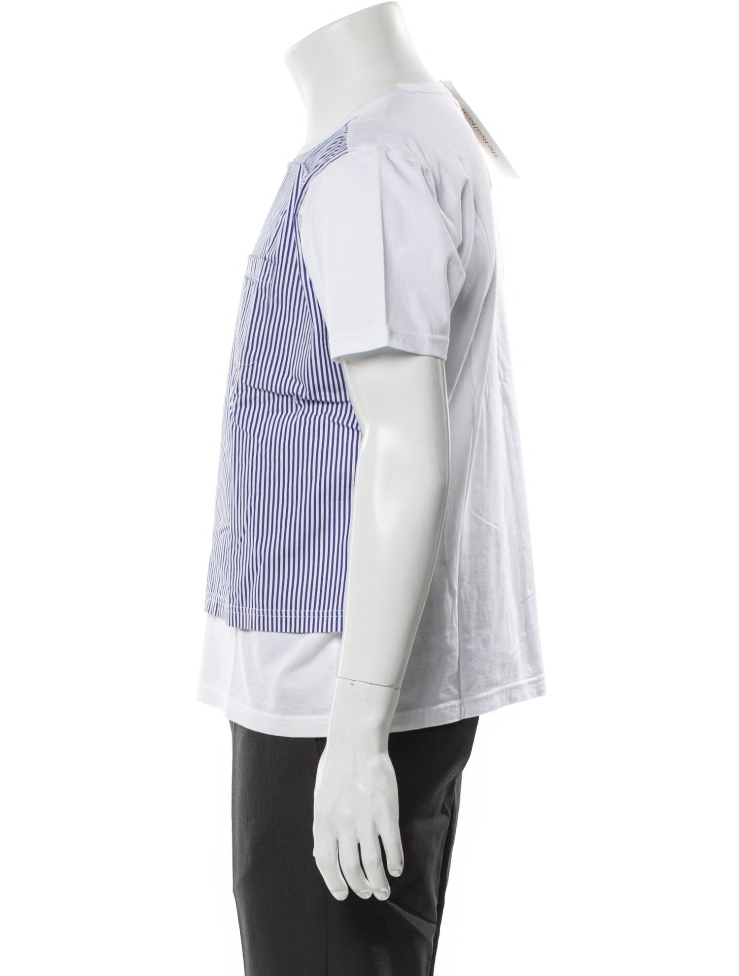 Aloye Striped Scoop Neck T-Shirt