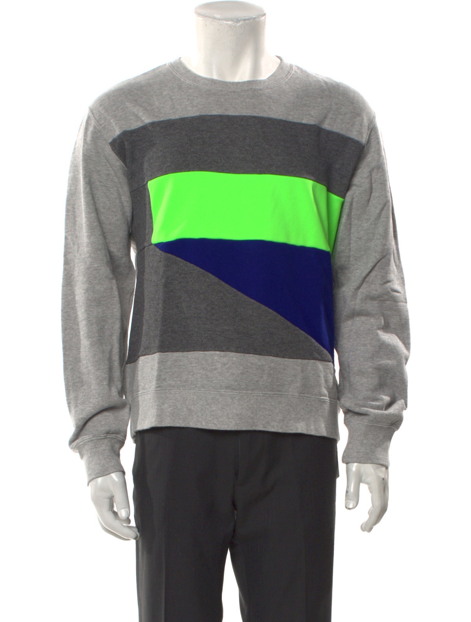 Aloye Graphic Print Crew Neck Pullover