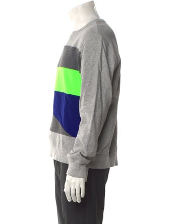 Aloye Graphic Print Crew Neck Pullover