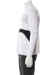 Aloye Colorblock Pattern Crew Neck Henley