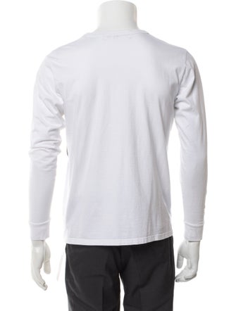 Aloye Colorblock Pattern Crew Neck Henley