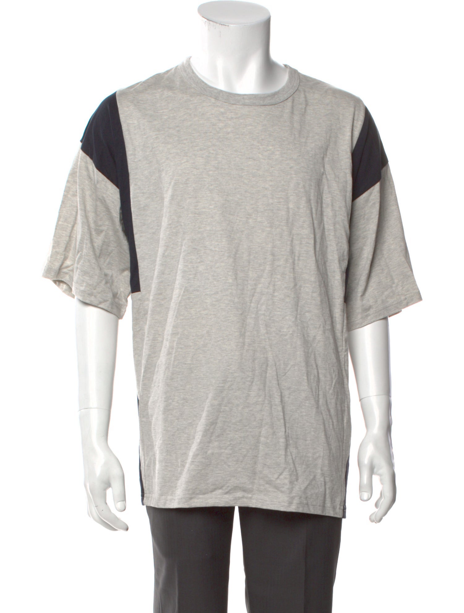 Aloye Colorblock Pattern Crew Neck T-Shirt w/ Tags