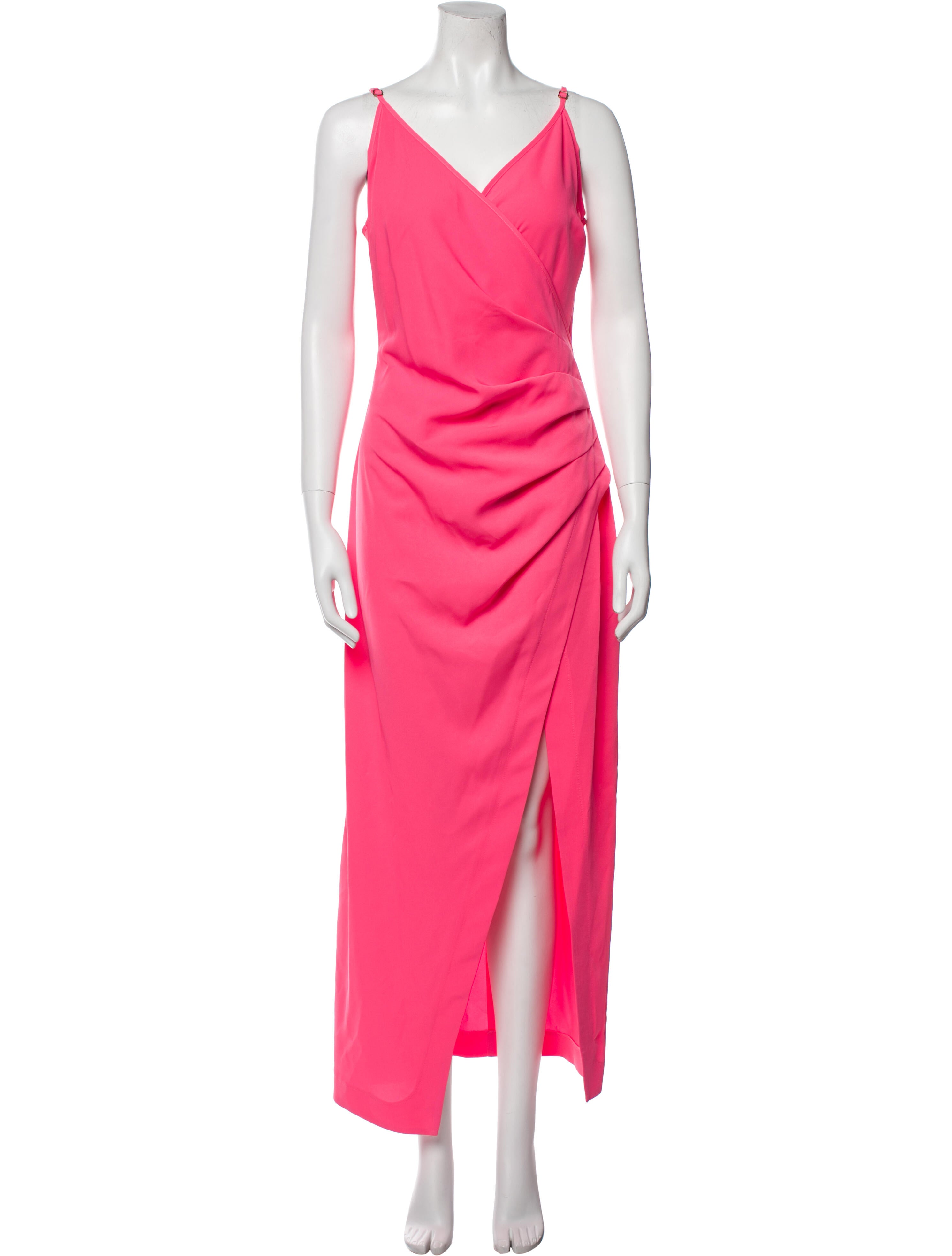 Alberto Audenino V-Neck Long Dress