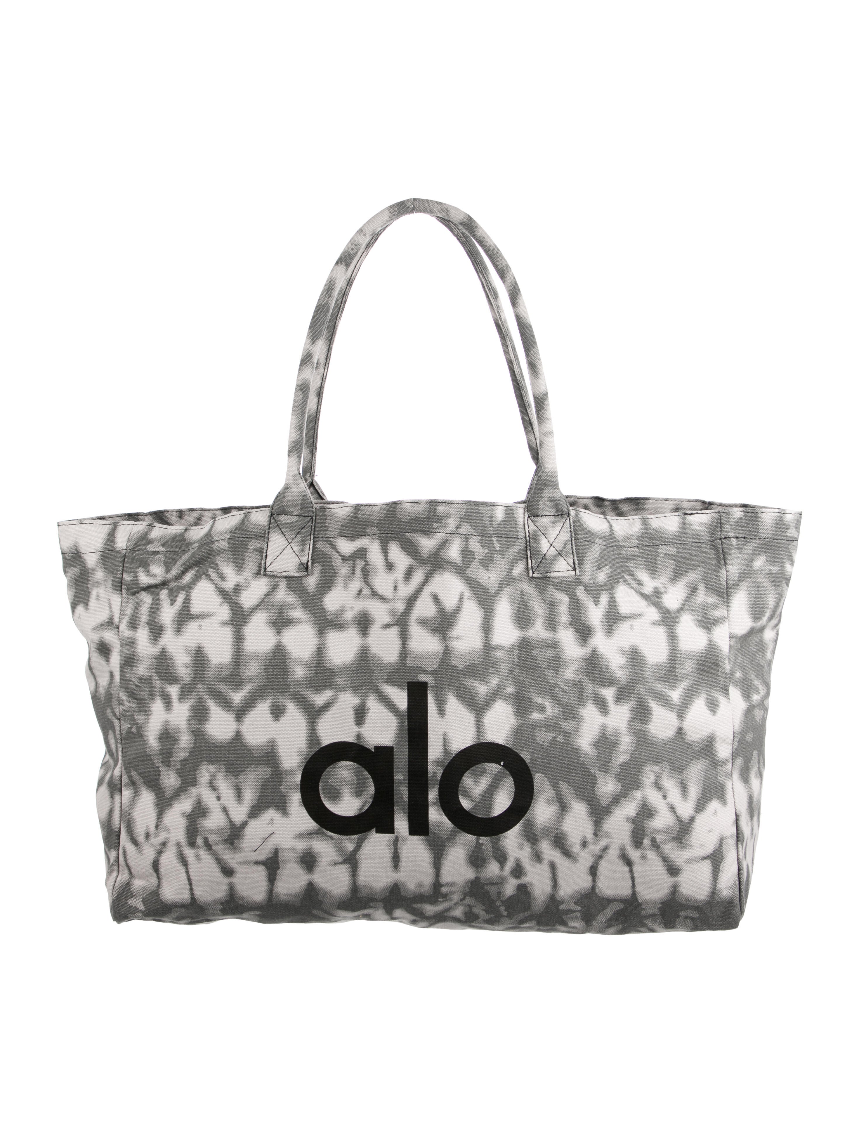 Alo Yoga Canvas Tie-Dye Shopper Tote w/ Tags - Grey Totes, Bags