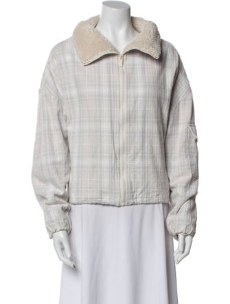 Alo Yoga Plaid Print Jacket