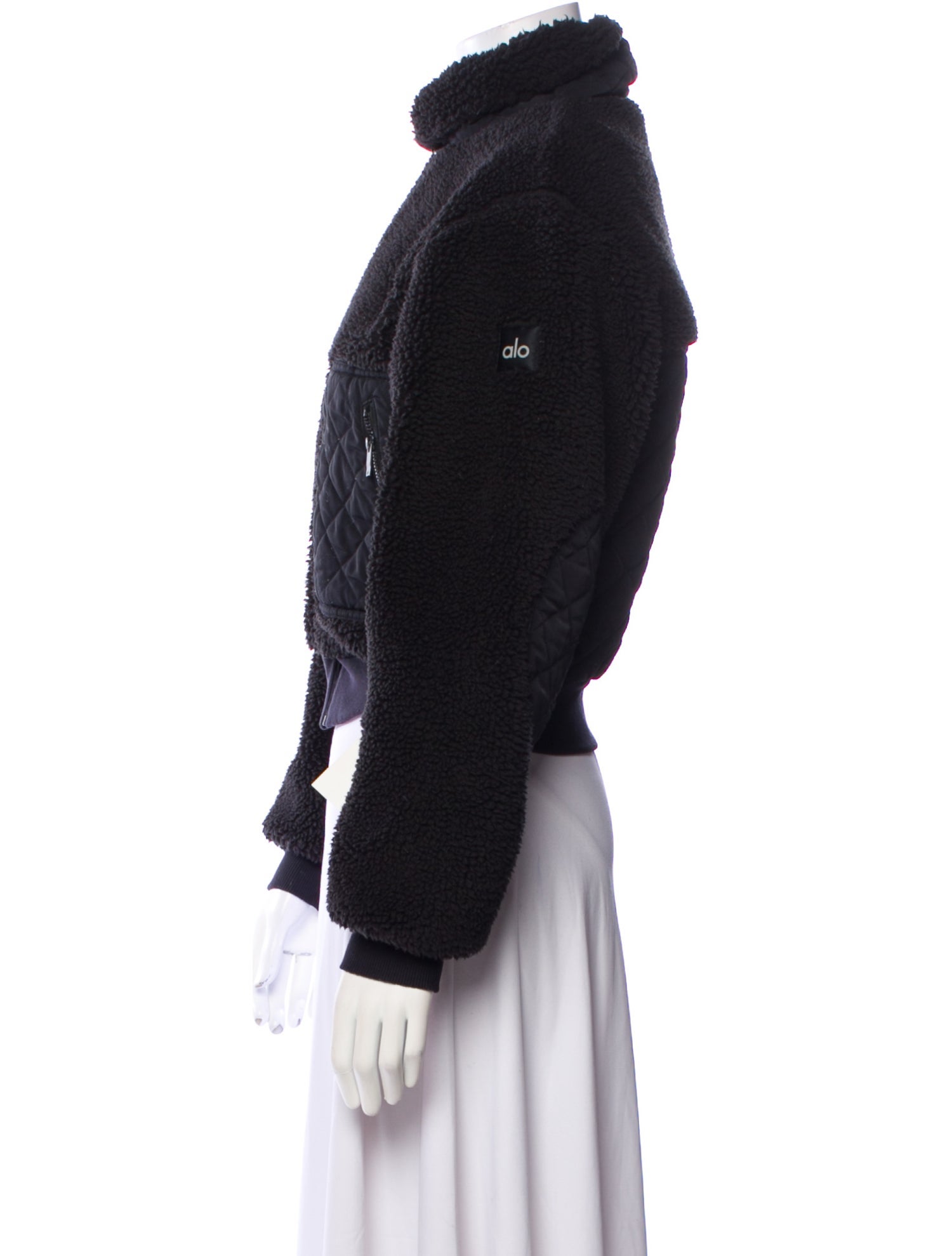 Alo Yoga Faux Fur Bomber Jacket